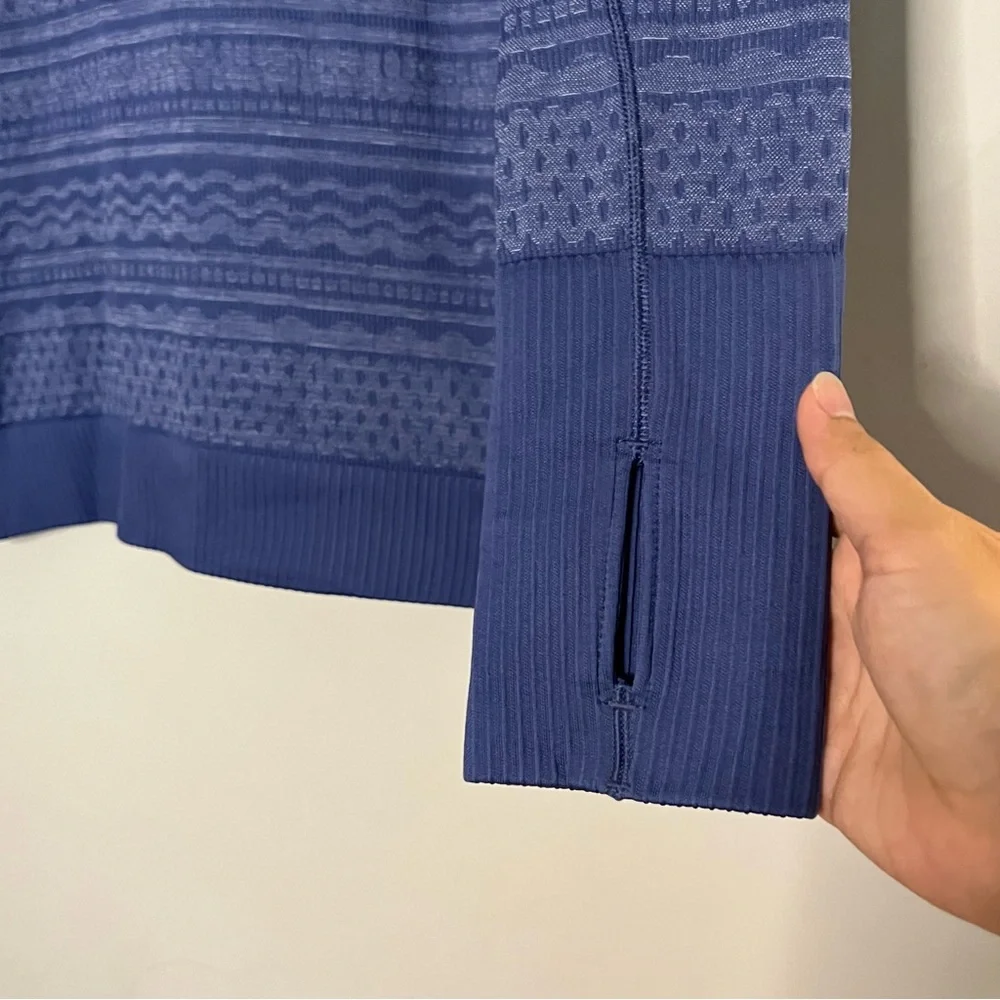 Lululemon Rest Less Pullover Hoodie Gatsby Blue